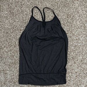 lululemon athletica Black /Gray Sports Bra Tank